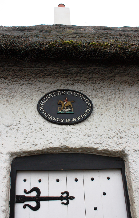Türschild: Hunters Cottage