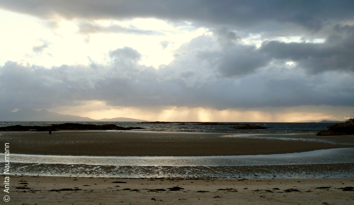 Wind, Wetter und Sonne an der Küste von Arisaig